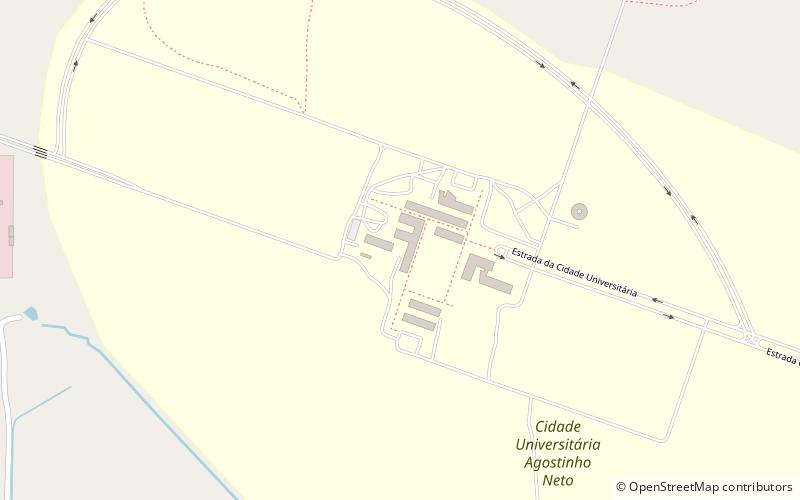 Universidade Agostinho Neto location map