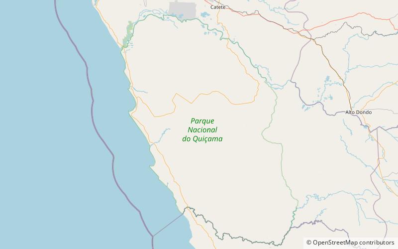 Quiçama-Nationalpark location map