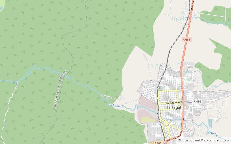 Aguaray location map