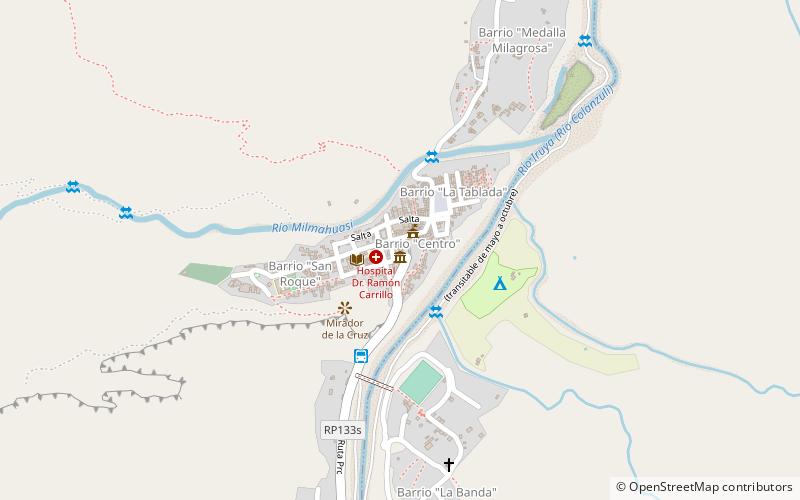 iglesia de san roque y nuestra sra del rosario iruya location map
