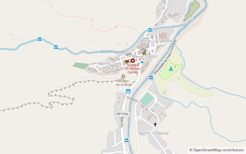 mirador de la cruz iruya location map