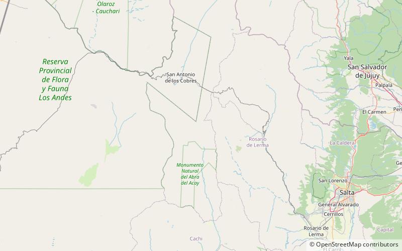 Negra Muerta volcanic complex location map