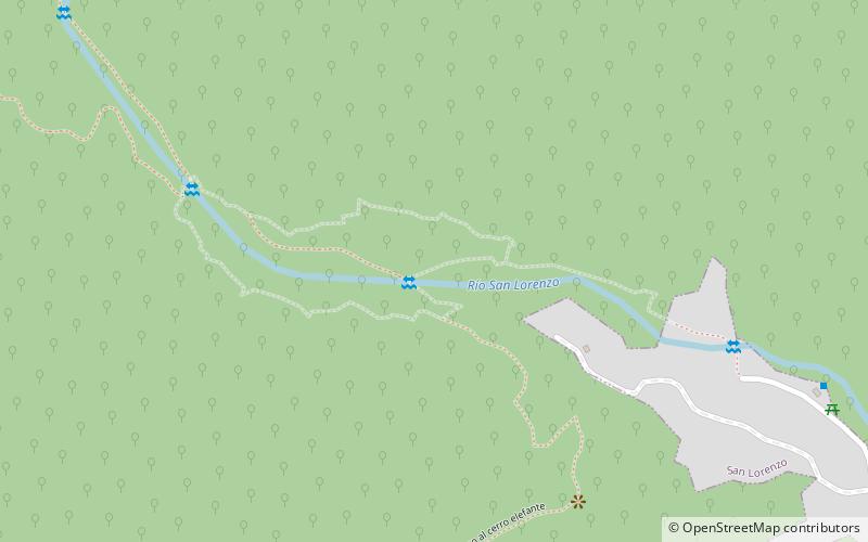 quebrada san lorenzo location map