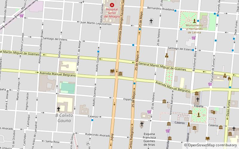 Museo de Bellas Artes de Salta location map
