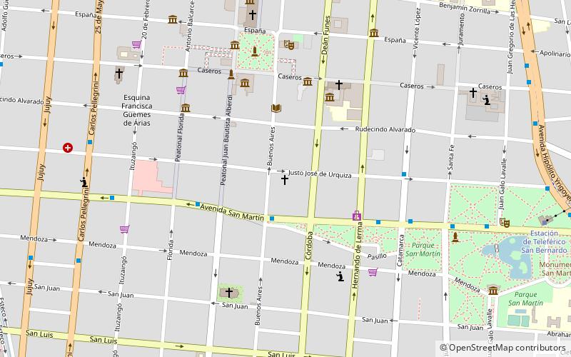 Iglesia San Francisco location map