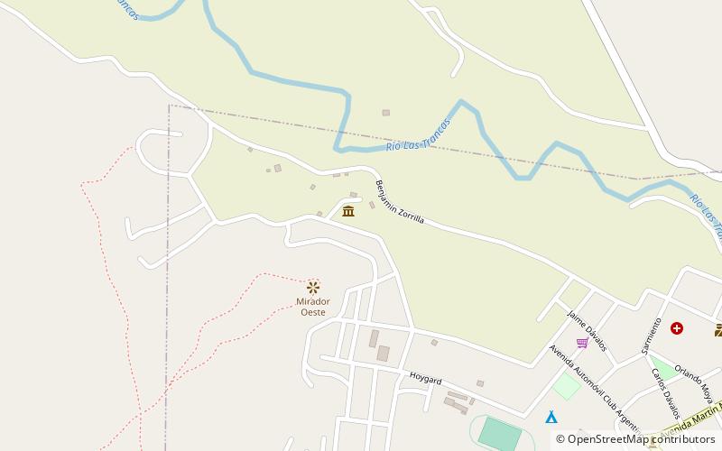 sitio arqueologico los teros cachi location map