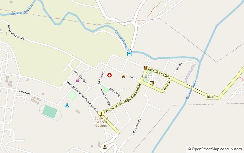 Cachi location map