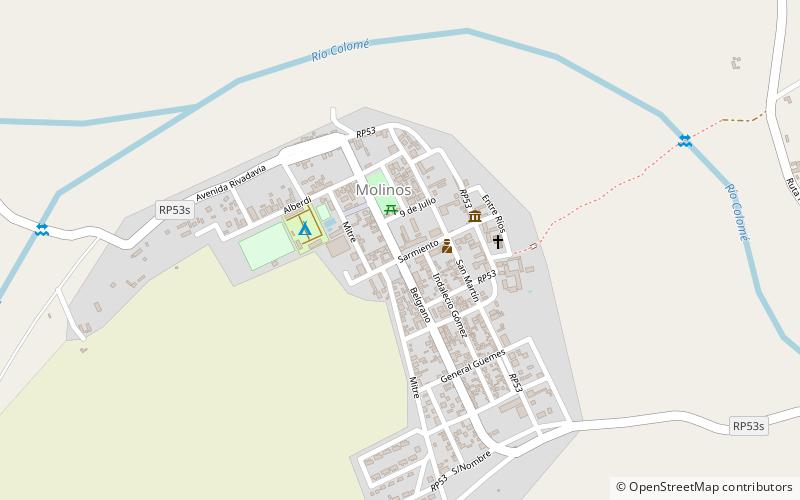 Molinos location map