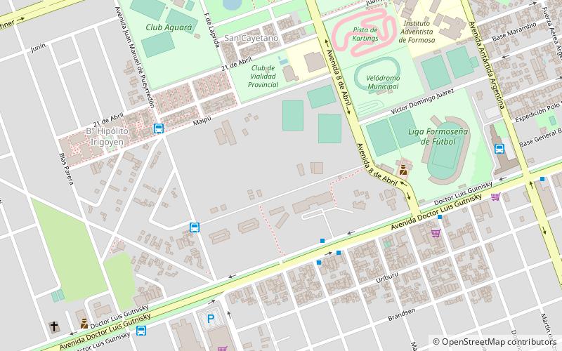 universidad nacional de formosa location map