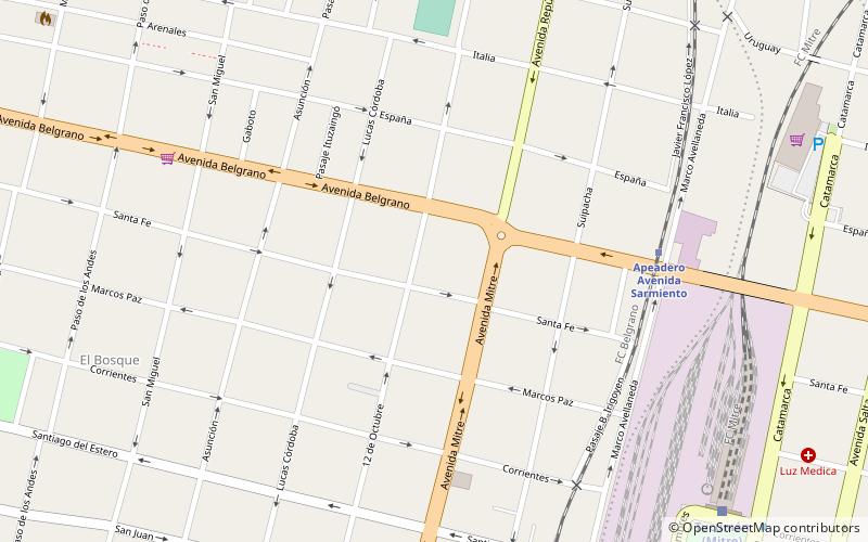 Saint Paul-T University location map