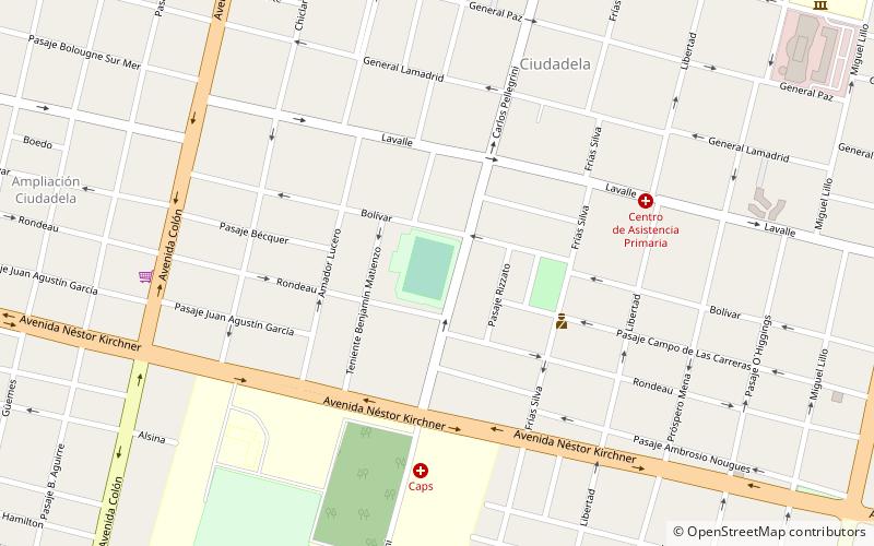 Estadio La Ciudadela location map