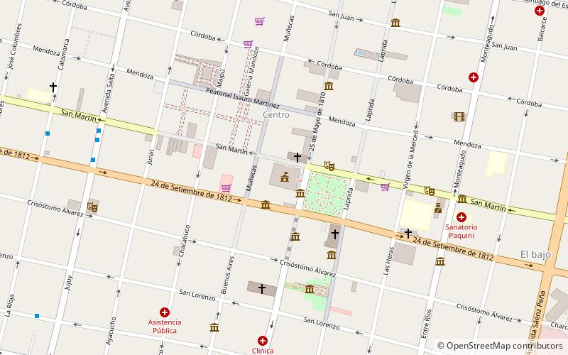 Tucumán Government Palace location map