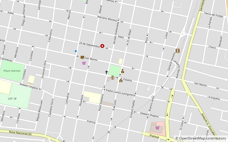 plaza mitre concepcion location map