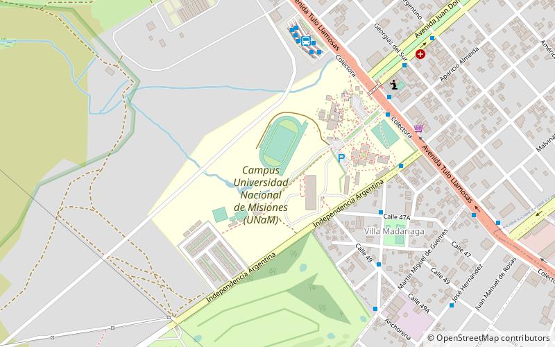 Universidad Nacional de Misiones location map