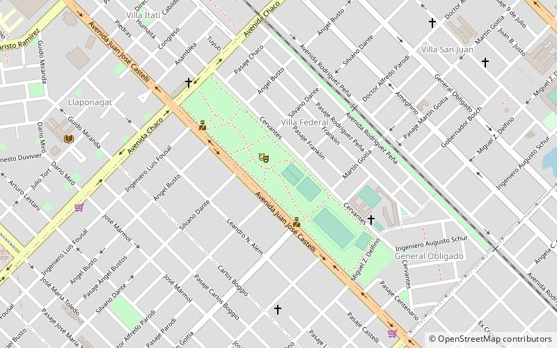 parque urbano tiro federal resistencia location map
