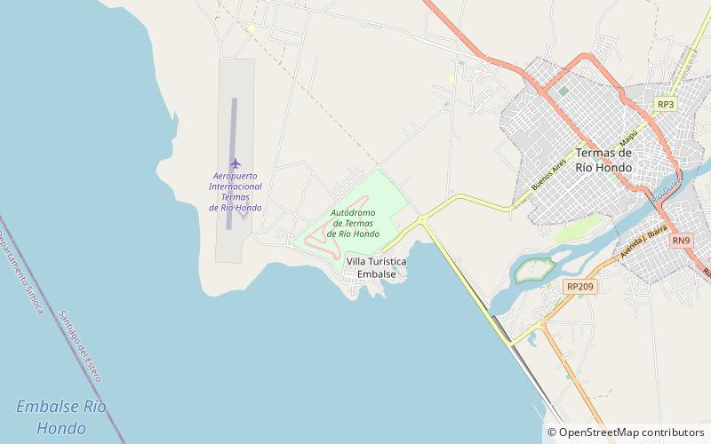 autodromo internacional de termas de rio hondo location map