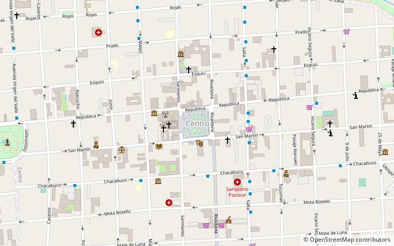 Plaza 25 de Mayo location map