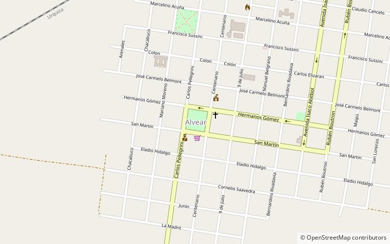 Alvear location map