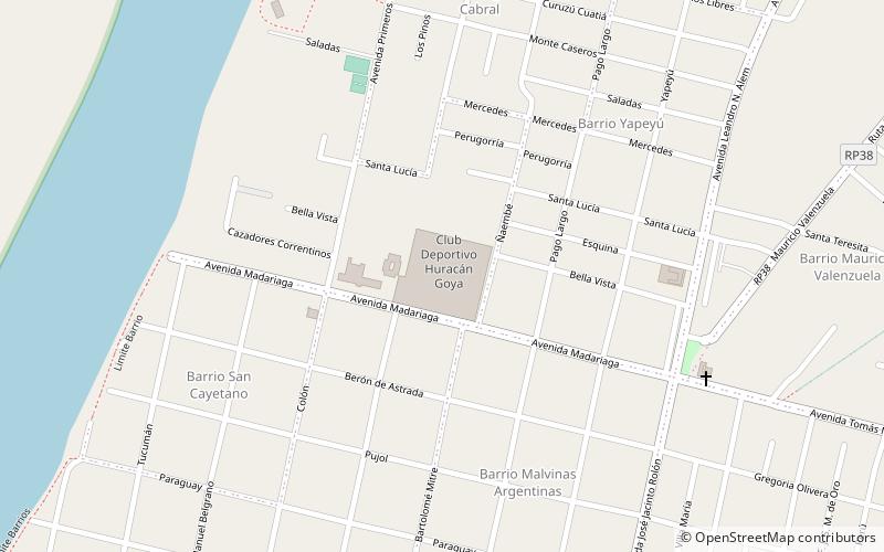 club deportivo huracan goya location map