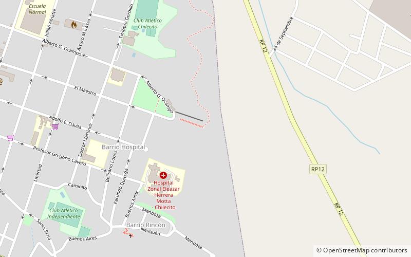 cristo del portezuelo chilecito location map