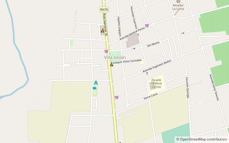 Villa Unión location map