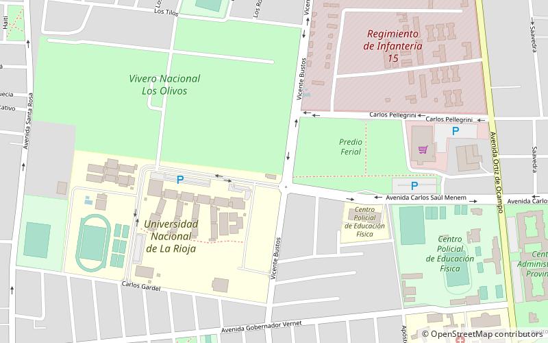Université nationale de La Rioja location map