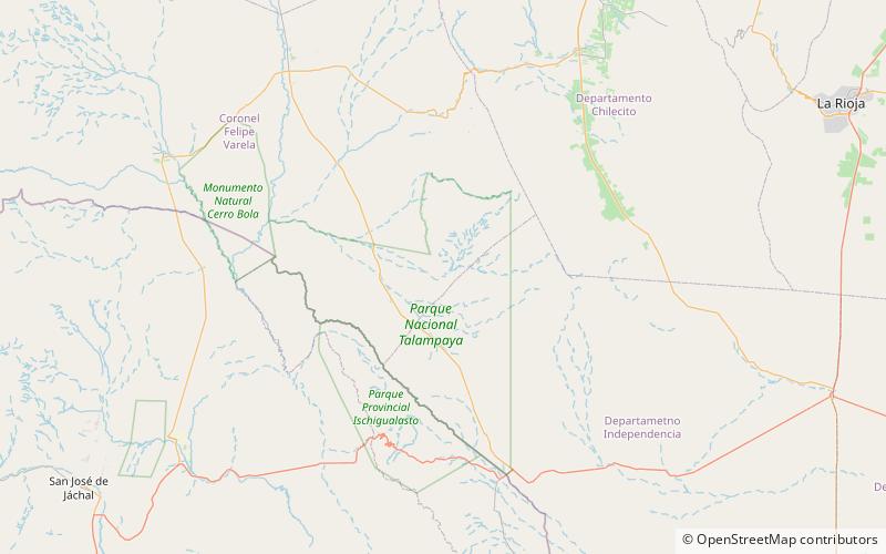 Petroglifos location map