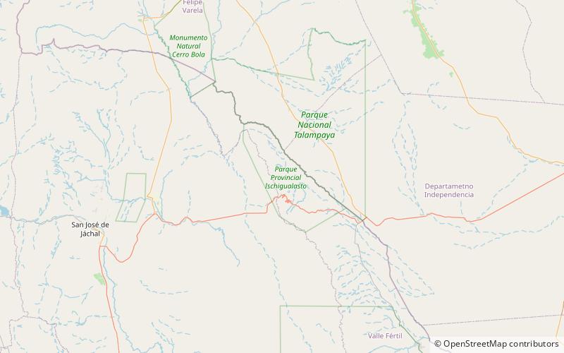 Monte Desert location map