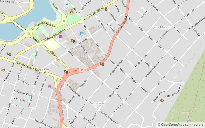 luxor villa carlos paz location map