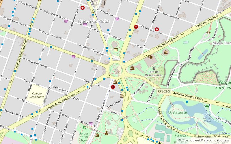 plaza espana cordoba location map