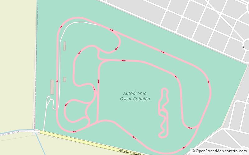 autodromo oscar cabalen location map