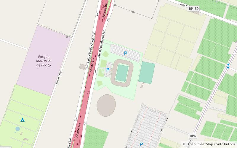 Stade du bicentenaire location map