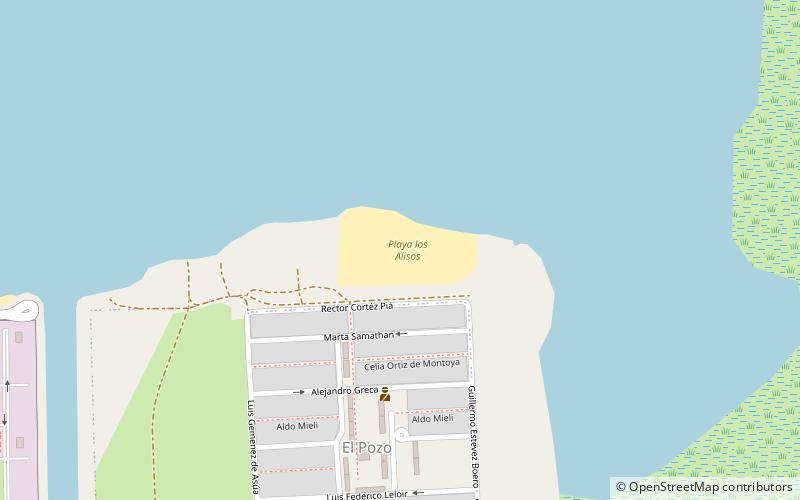 playa los alisos santa fe location map
