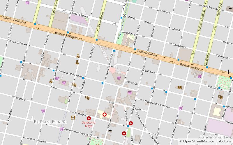 Motos De Recoleta location map