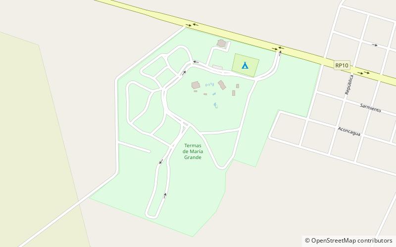 Termas de María Grande location map