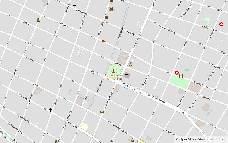 plaza de mayo parana location map