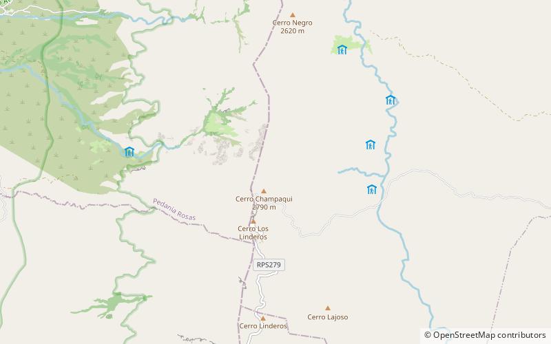Champaquí location map