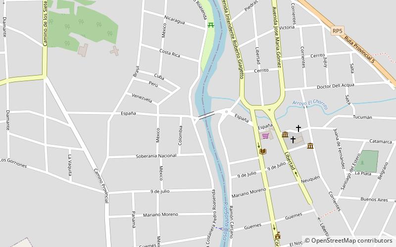 gladys alfonso puente santa rosa de calamuchita location map