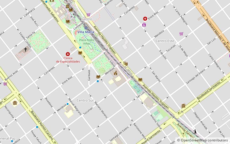 municipalidad de villa maria location map