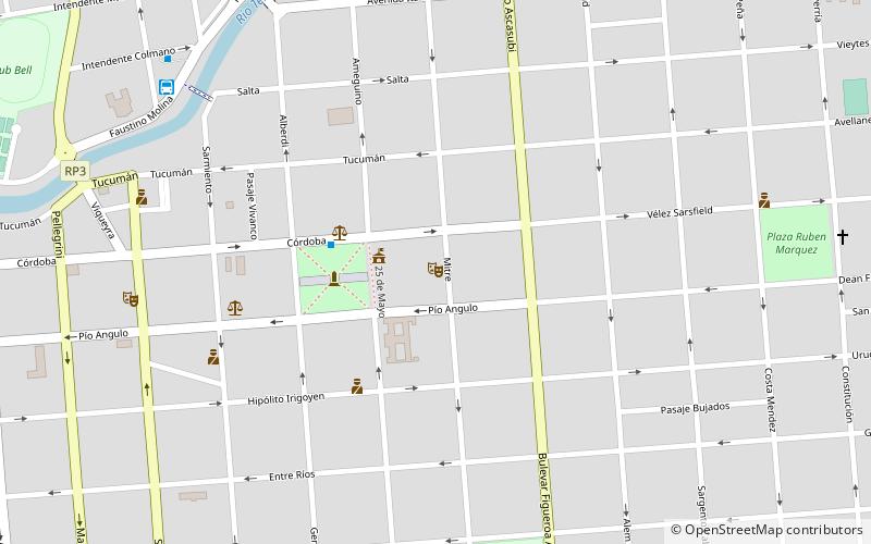 rivera indarte bell ville location map