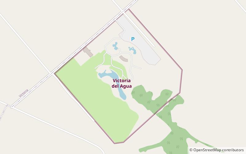 Victoria del Agua location map