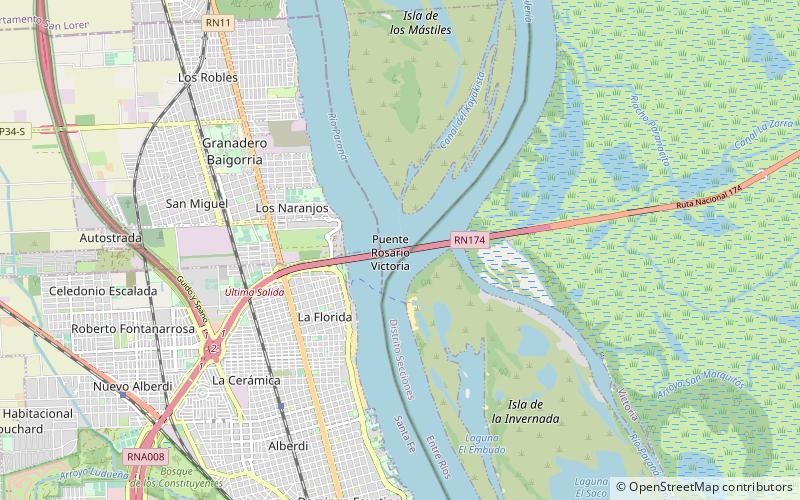 Pont Rosario-Victoria location map