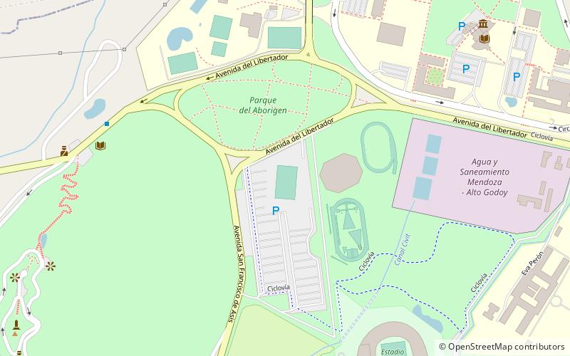 Estadio Mendocino de Hockey location map