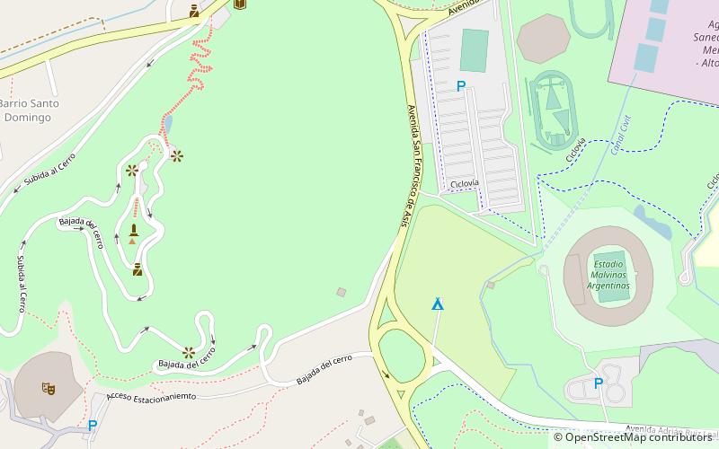 Cerro de la Gloria location map