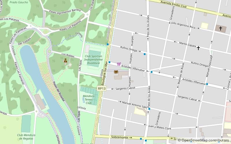 Universidad de Mendoza location map