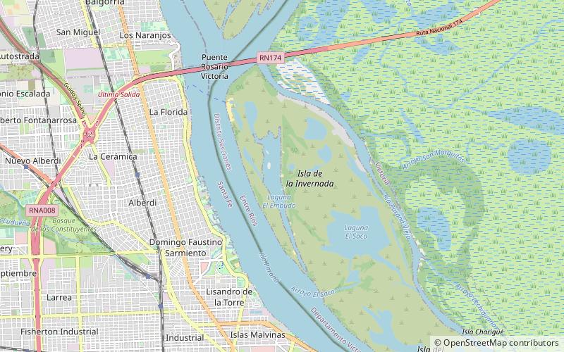 yatch rosario location map