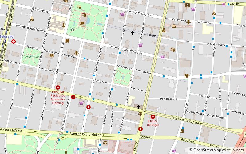 Plaza España location map