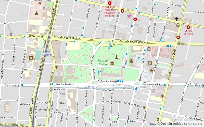 Parque Cívico location map