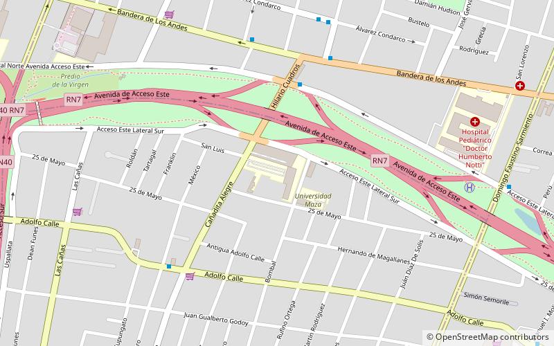 Universidad Juan Agustín Maza location map