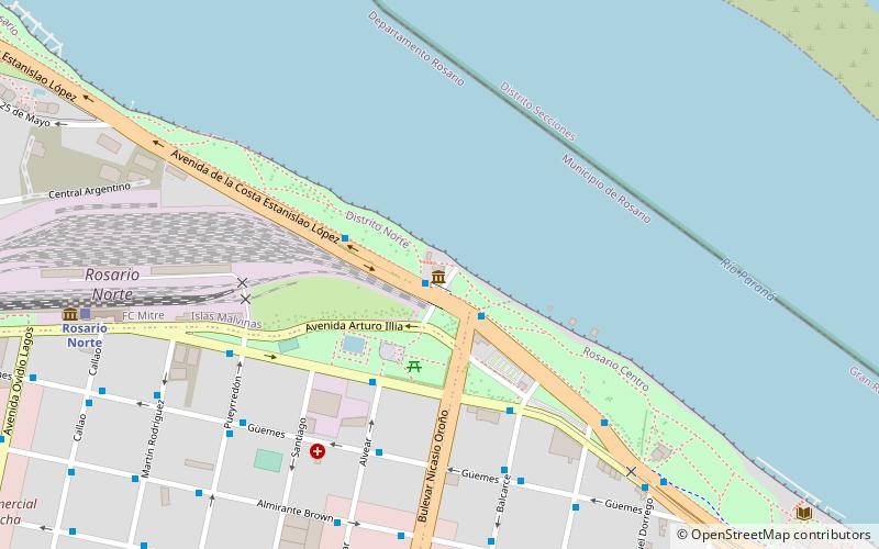 Musée d'Art contemporain de Rosario location map